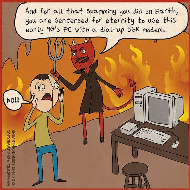Spammer in Hell